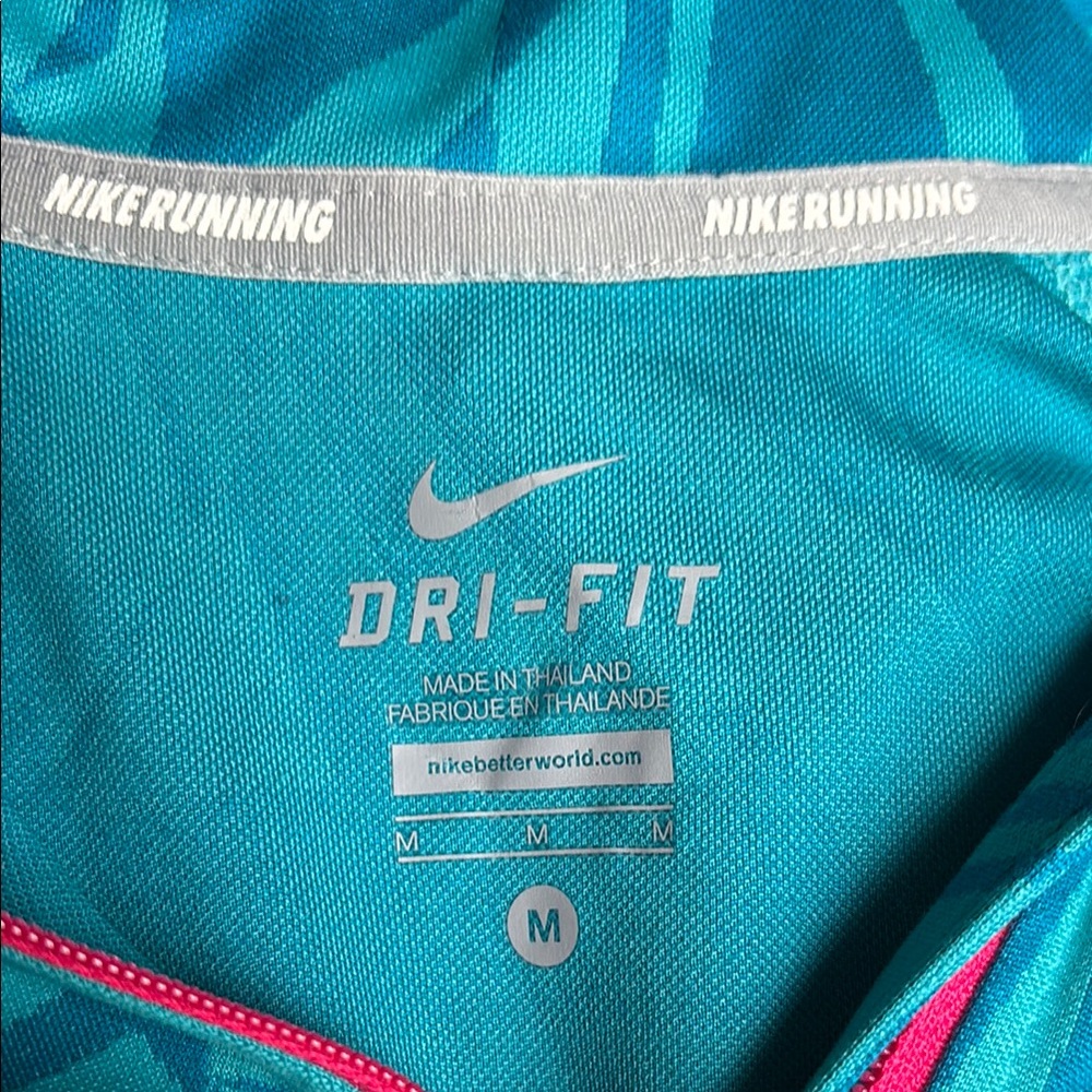 Turquoise Nike Running Jacket - Picture 2 of 7